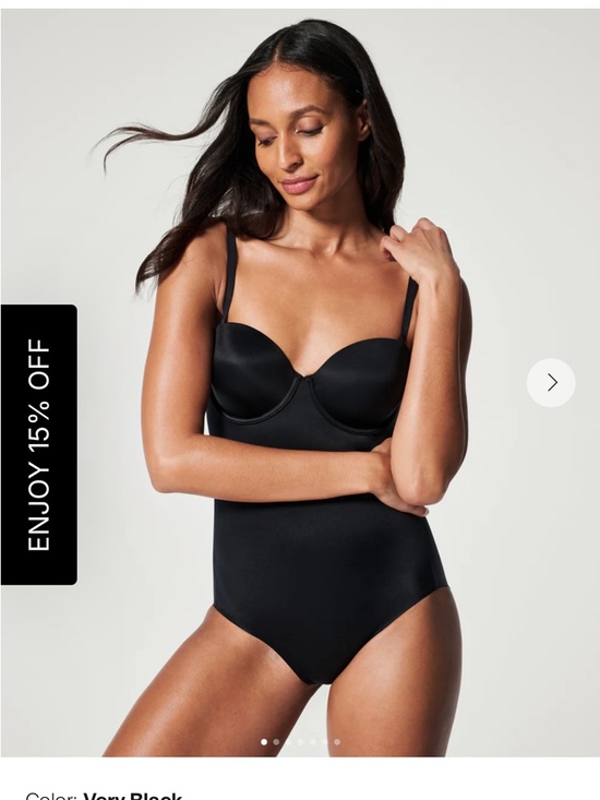 SPANX Other - SPANX Black Underwire Shaping Bodysuit